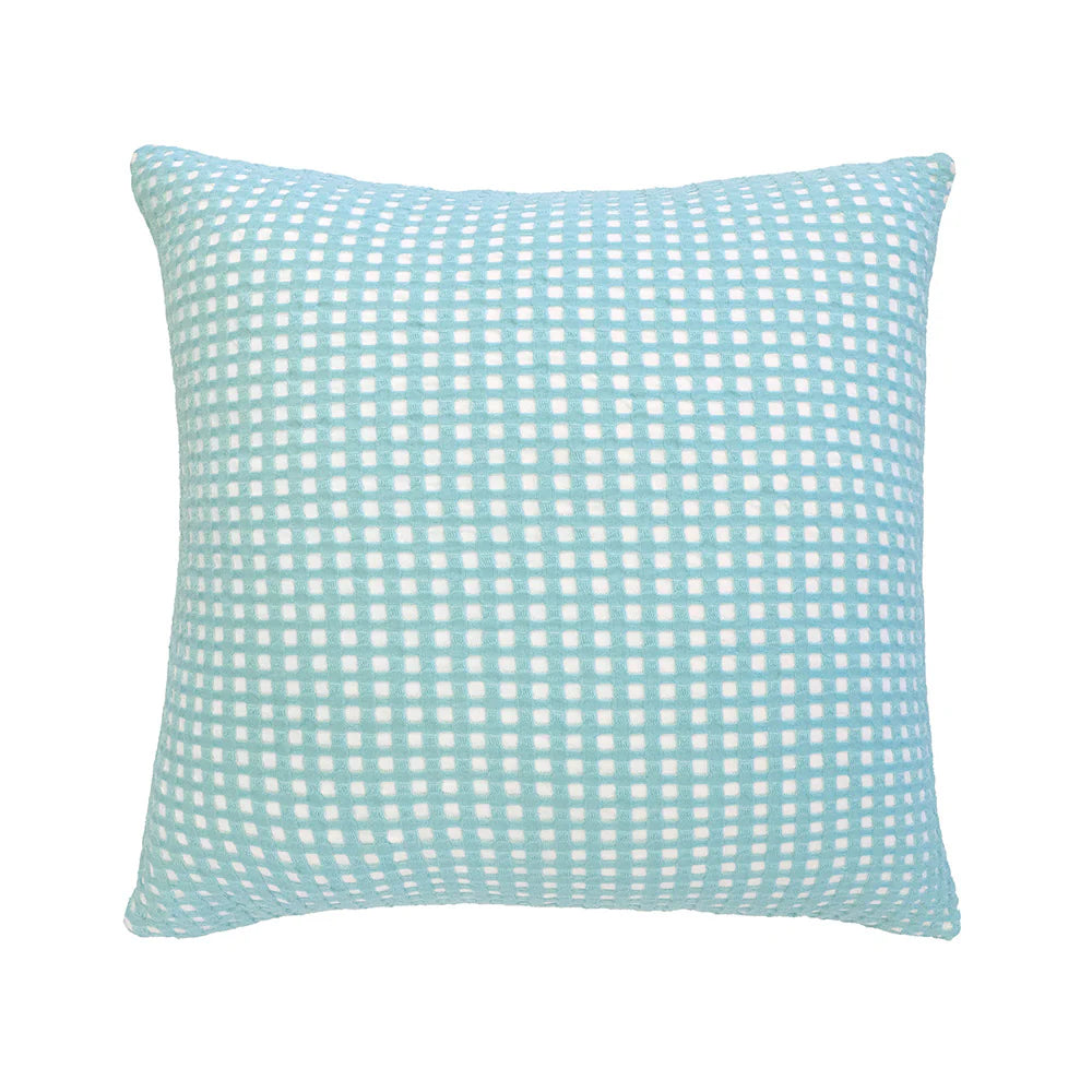 Bambury Dora Cushion Aqua Blue - Soft Throw Pillow for Sofa, Bed, Nursery Decor - Perfect for Living Room, Bedroom & Baby Room Comfort