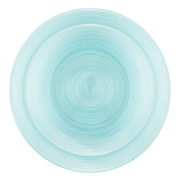32-Pack Clear Round Plastic Dinnerware Set for 16 Guests - Crystal Design - Perfect for Parties, Weddings, and Outdoor Events