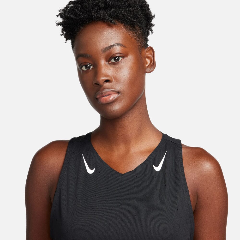 Nike Women's AeroSwift Dri-FIT ADV Running Singlet Top - Lightweight Moisture-Wicking Workout Shirt for Running, Gym & Training - Perfect for Marathon, Cardio & High-Intensity Exercises