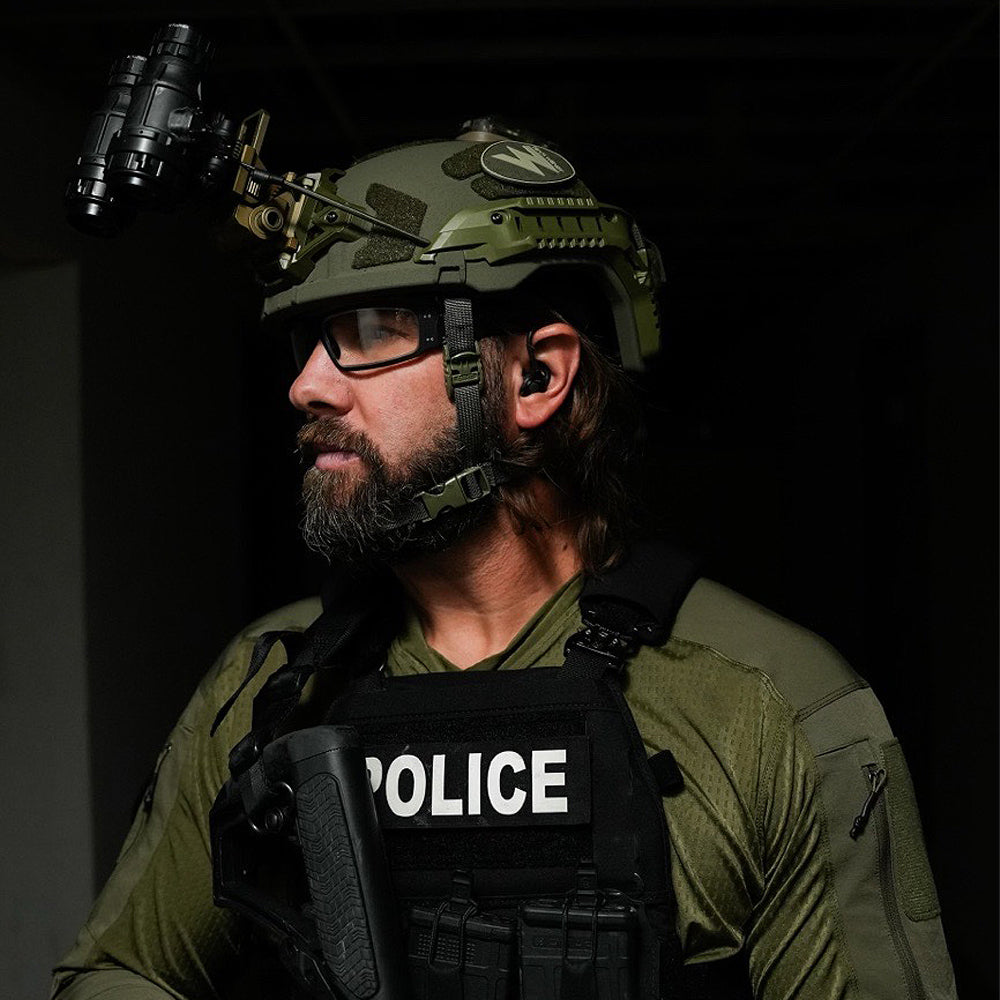 Team Wendy RifleTech Helmet - Lightweight NIJ Level IIIA Ballistic Protection with No Through Hole Design for Tactical Operations & Outdoor Shooting