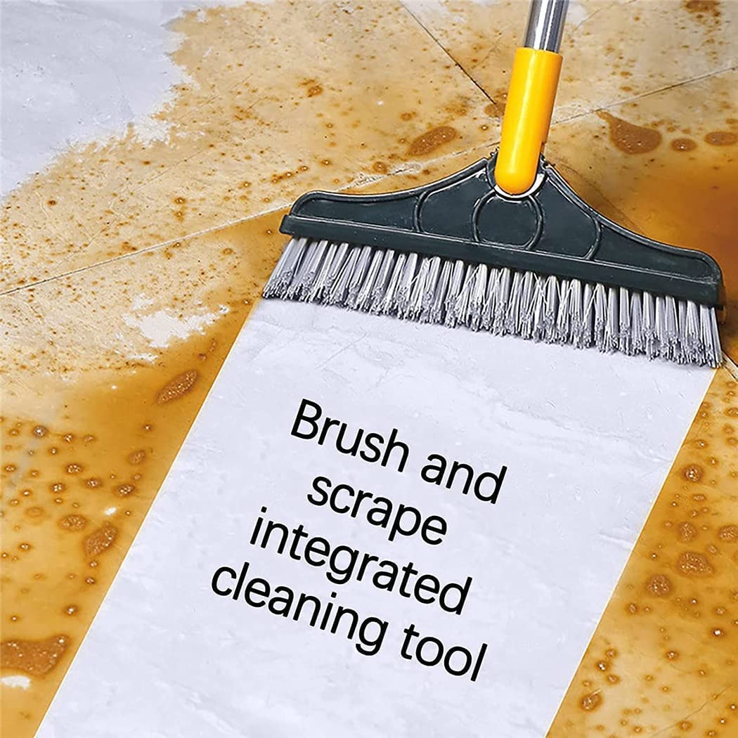 2 in 1 Floor Scrub Brush with Long Handle (53.5