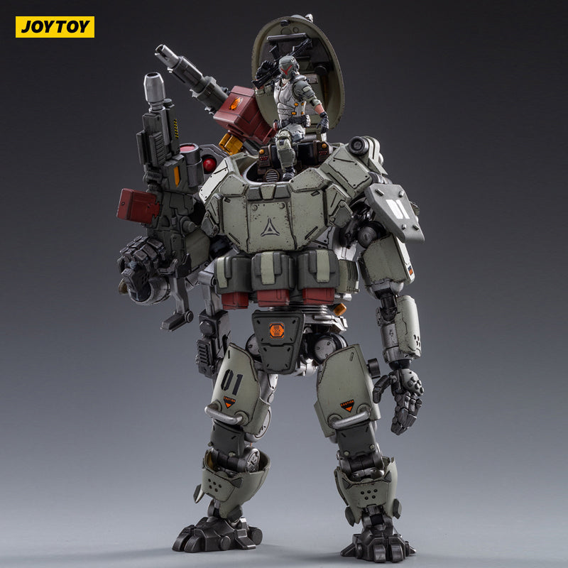 JOYTOY 1/25 Scale Collectible Mecha Action Figure - Iron Wrecker 01 Assault Mecha Model Kit for Display & Battle Scenes | Perfect for Anime Fans & Model Collectors