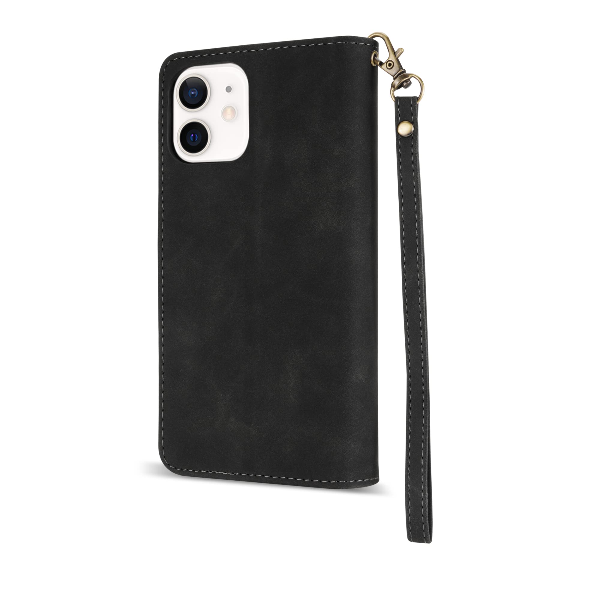 Premium PU Leather Wallet Case for iPhone 12/12 Pro (6.1