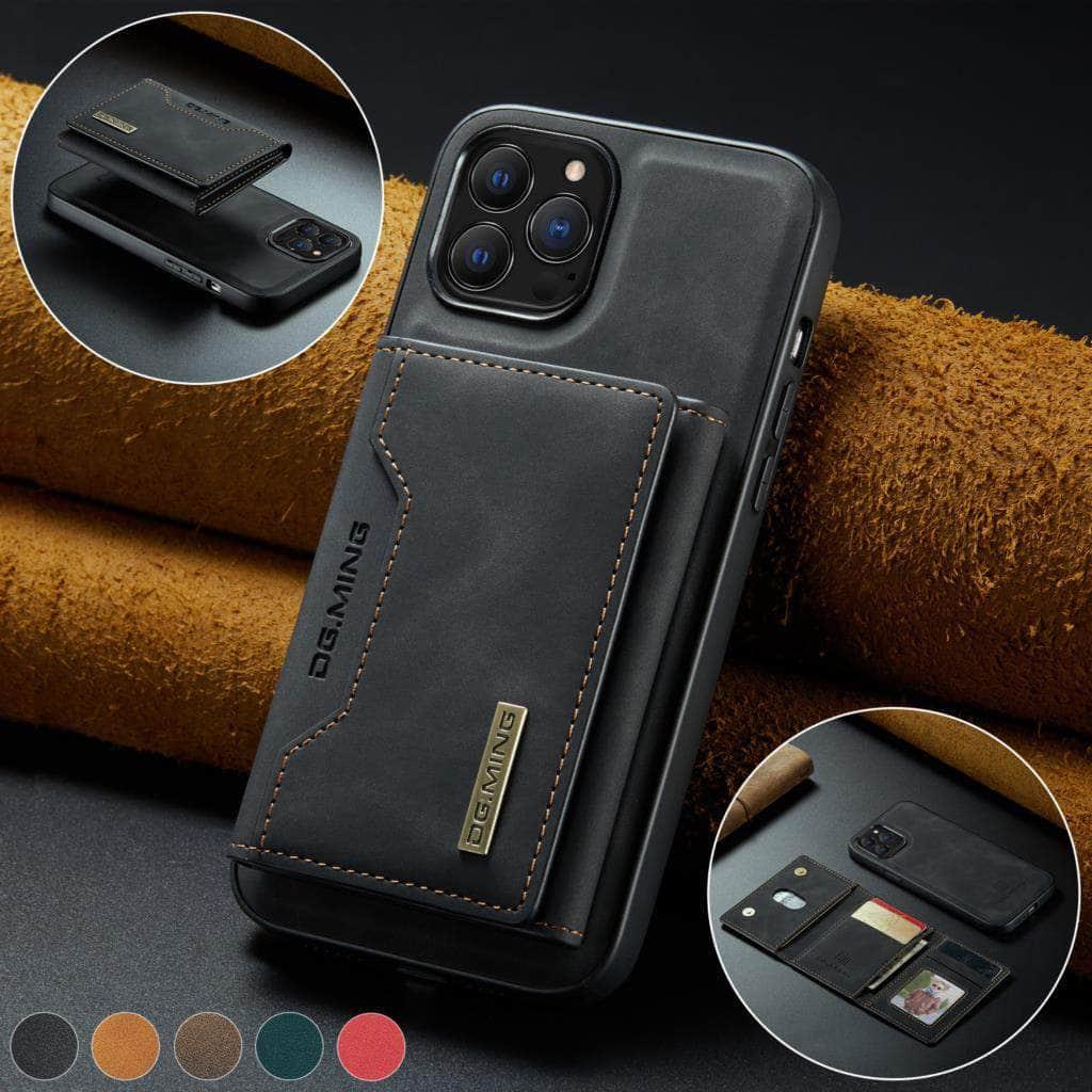 iPhone 15 Magnetic Wallet Case with Split Body Design - Slim Protective Cover for Cards & Cash | Perfect for Everyday Use, Travel and Hands-Free Convenience