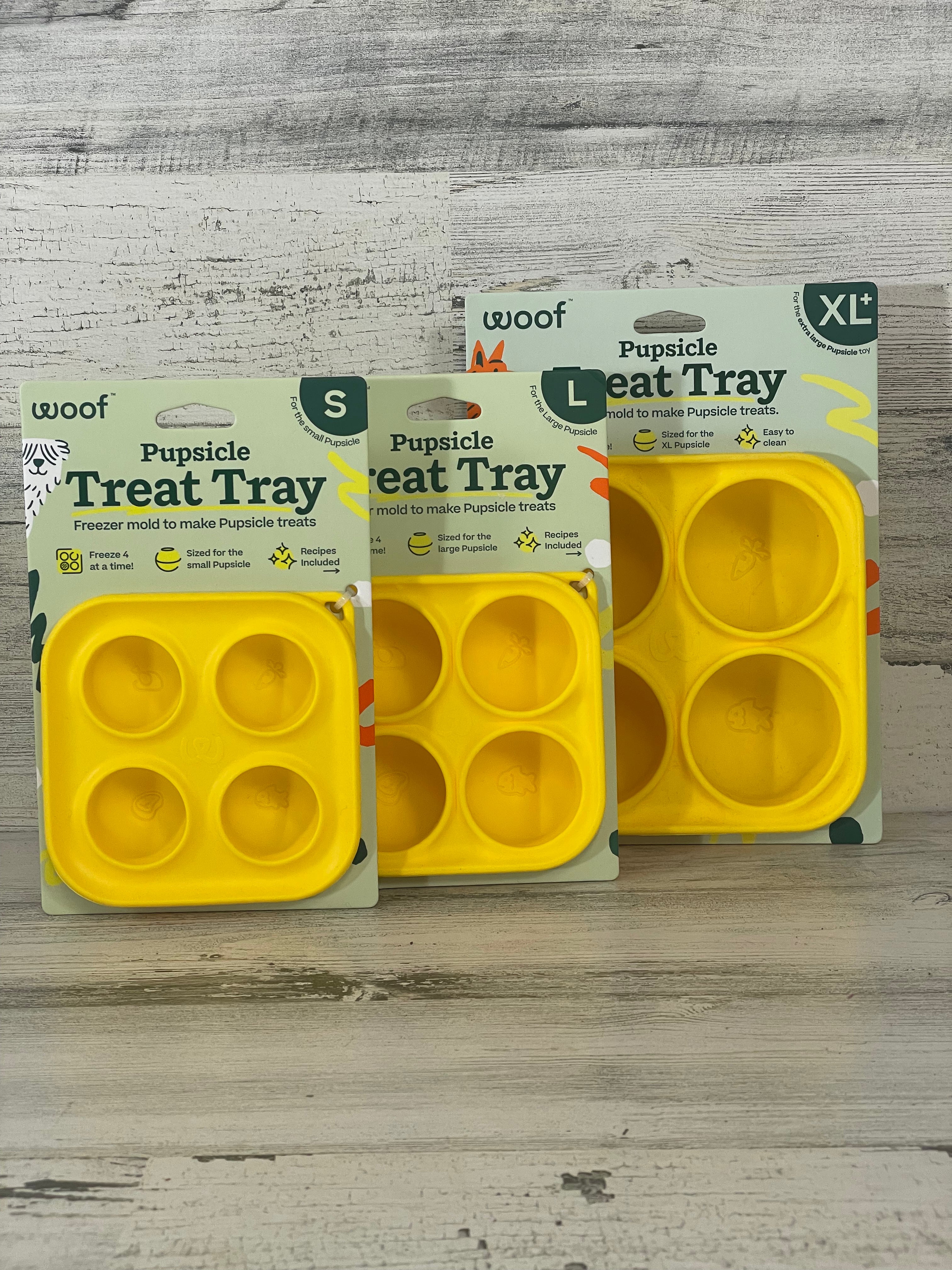Pupsicle Dog Treat Tray - Frozen Dog Treat Maker for Summer Cooling - Perfect for Hot Days, Training Rewards & Pet Enrichment Activities