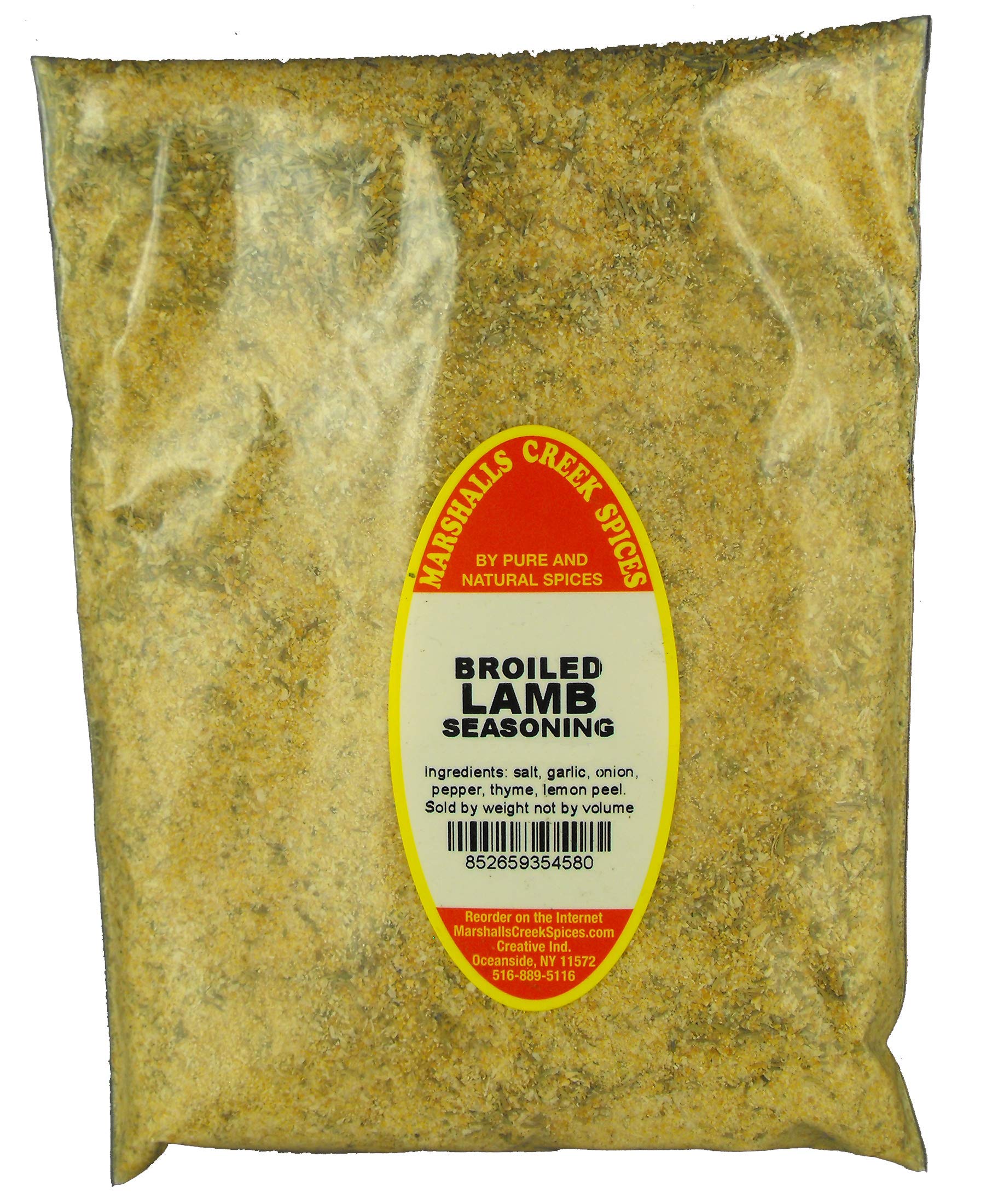 Marshalls Creek Kosher Spices Broiled Lamb Seasoning Refill - 13 oz | Premium Kosher Certified Spice Blend for Roasting, Grilling & BBQ | Perfect for Lamb Chops, Kabobs & Mediterranean Dishes