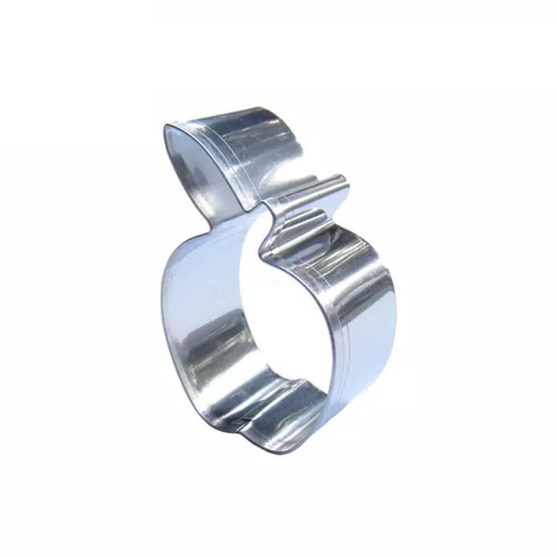 2 Inch Apple-Shaped Metal Cookie Cutter - Stainless Steel Baking Tool for DIY Cookies, Cupcakes & Pastries - Perfect for Holidays, Parties & Kids Baking Activities