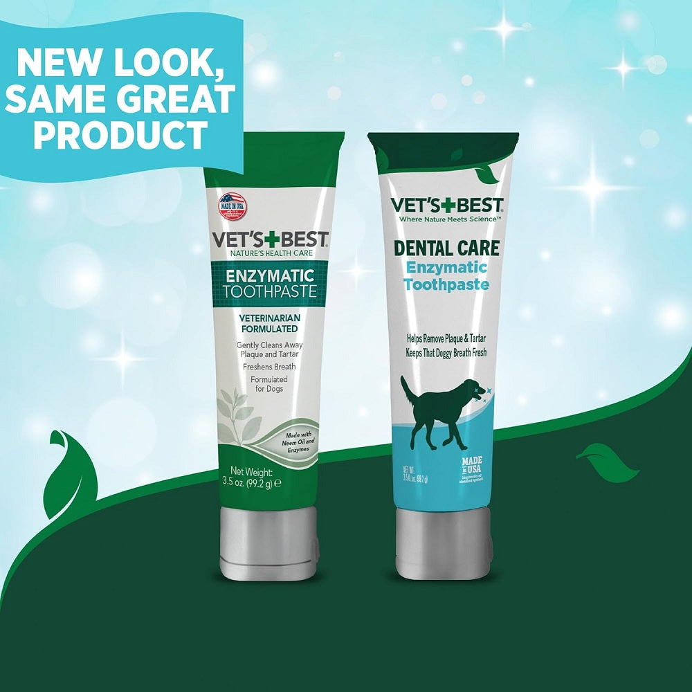Natural Enzymatic Dog Toothpaste for Fresh Breath & Plaque Control - Mint Flavored Dental Care for Dogs - Perfect for Daily Oral Hygiene & Teeth Cleaning at Home
