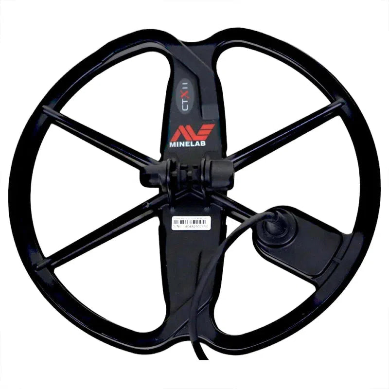 Minelab CTX 3030 Metal Detector with 11-Inch Double D Round Coil - Professional Waterproof Treasure Hunting for Beach, Field & Gold Prospecting