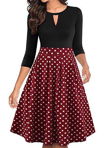 Yt018-wine Red Dot-3/4
