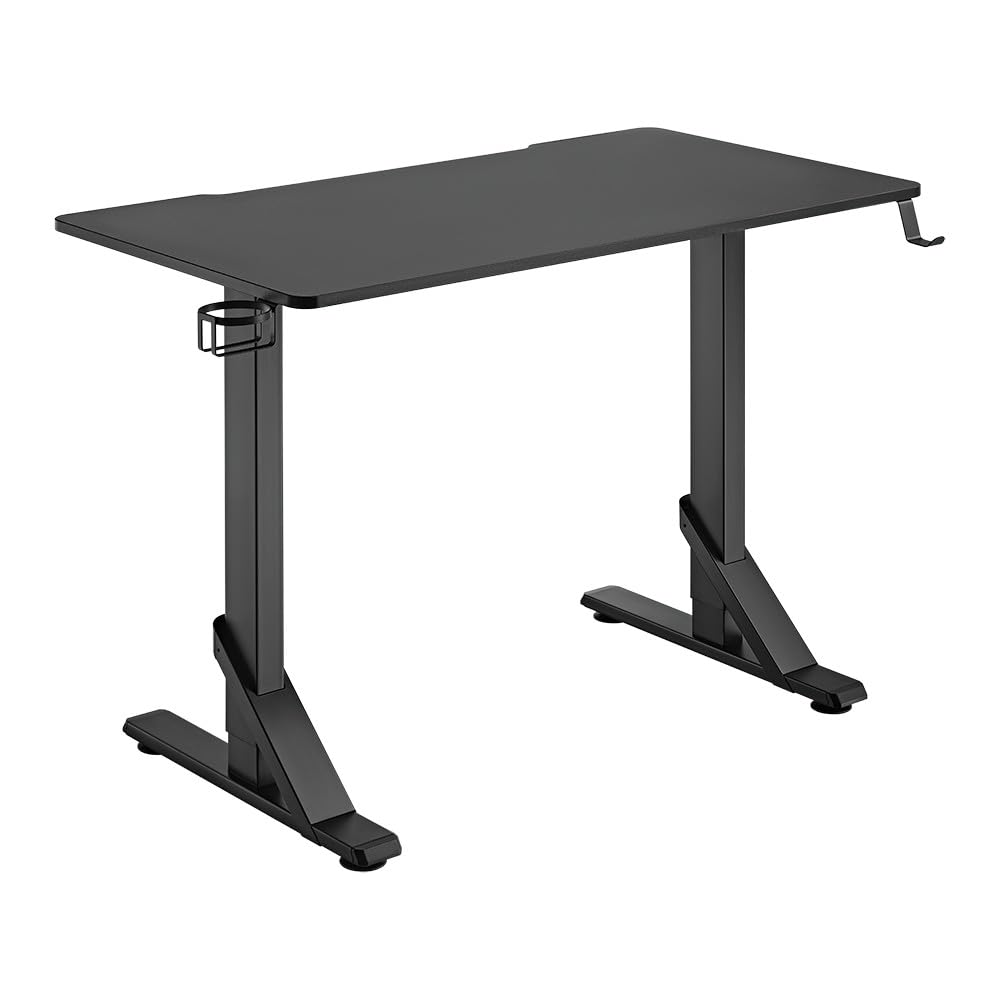 OPLITE Balistic MK 1 Gaming Desk - 44 x 24 Inches Ergonomic Computer Desk for PC & Console Gamers - Perfect for Streaming, Esports & Home Office Setup