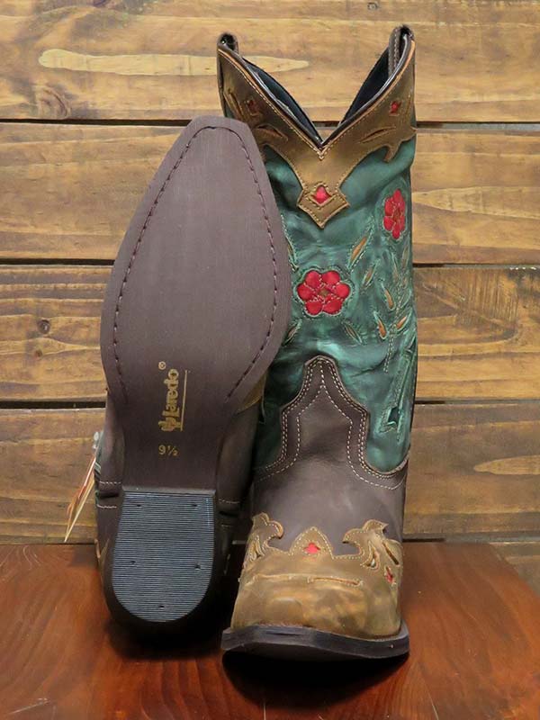 Laredo 52138 Women's Miss Kate Snip Toe Western Leather Boots - Multi Color | Cowgirl Style for Country Dancing & Rodeo Events