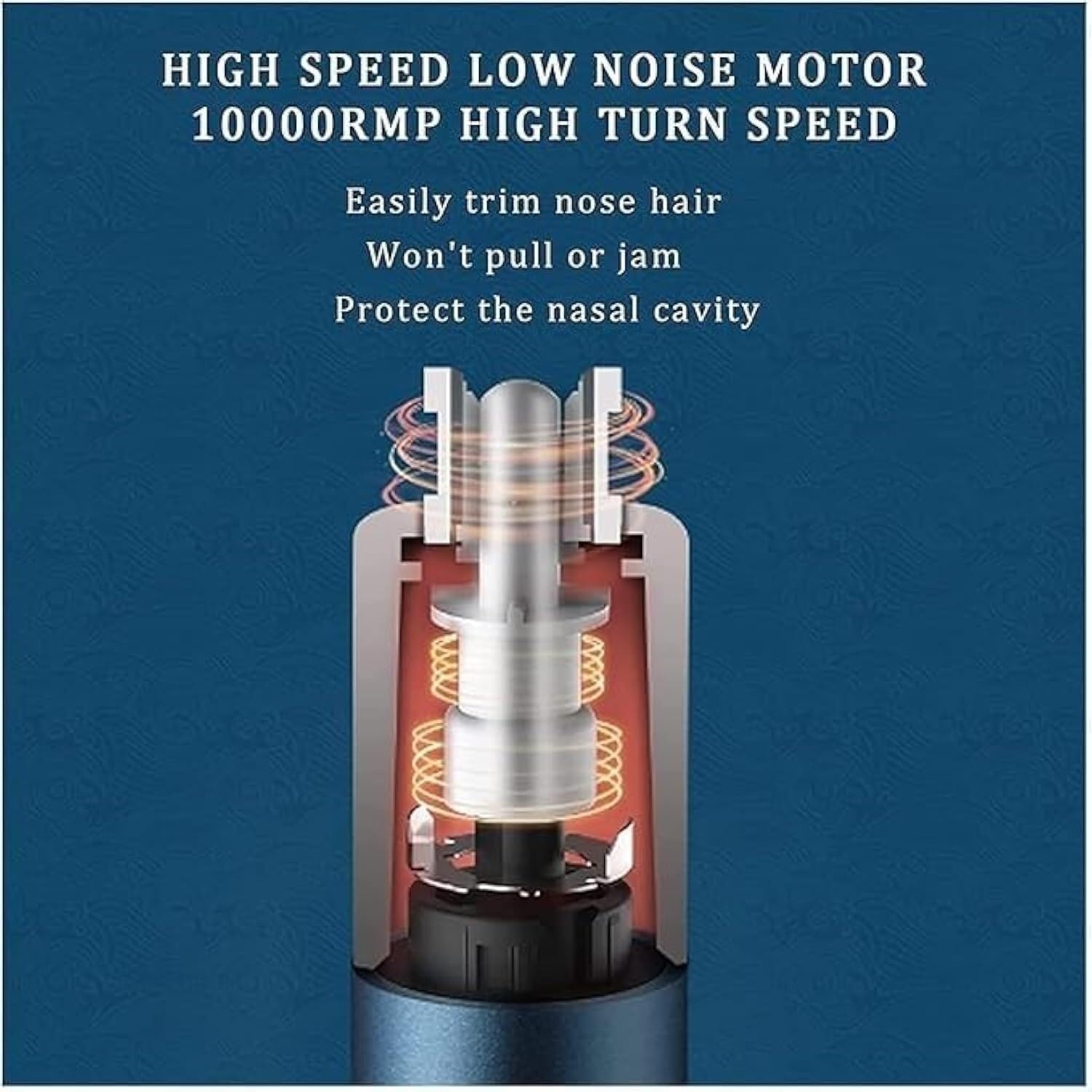 USB Rechargeable Ear & Nose Hair Trimmer for Men and Women - Waterproof Smart Cleaning System | Perfect for Travel, Gym & Home Grooming