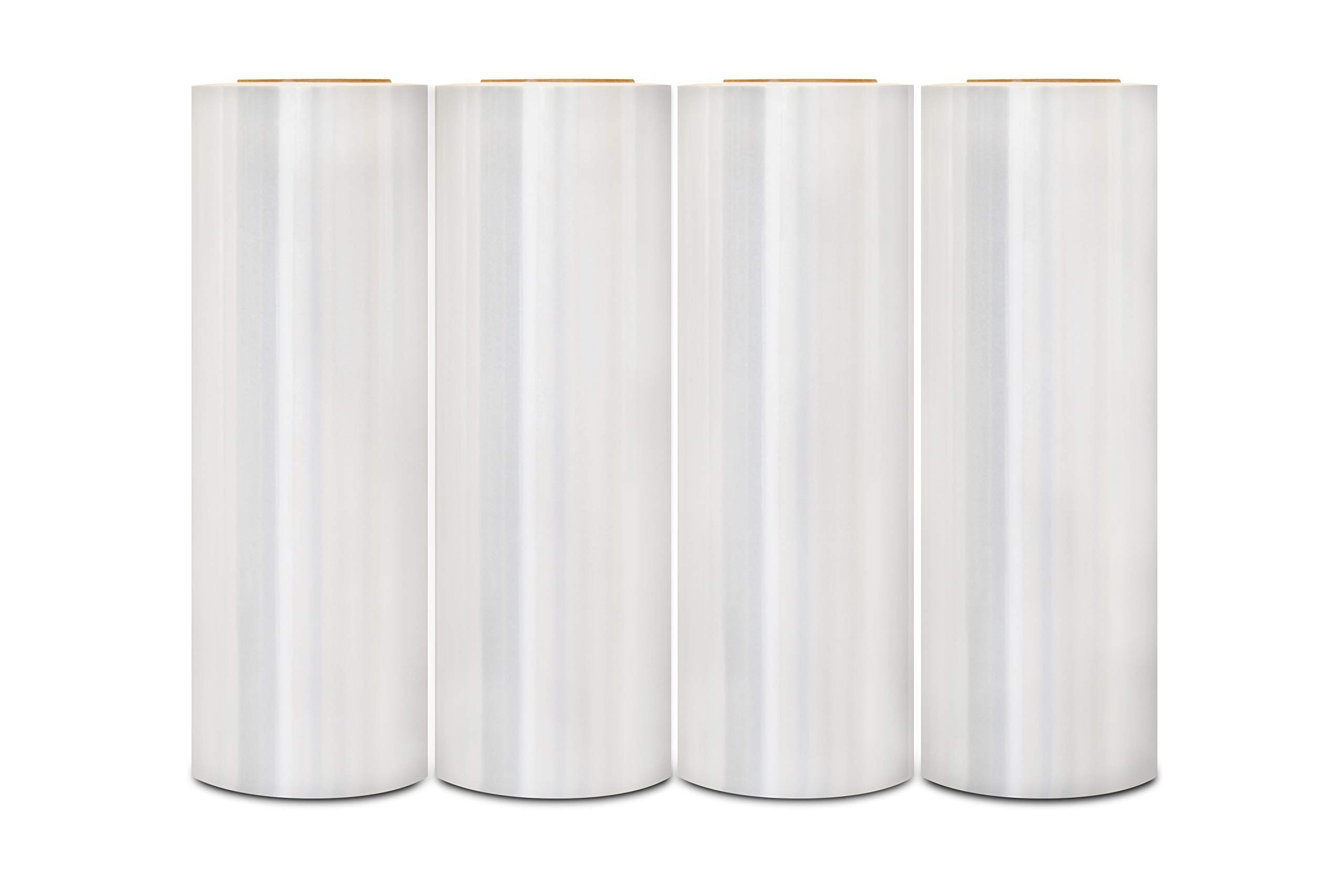 PSBM Stretch Wrap - 8 Pack, 16 Inch x 1500 Feet, 65 Gauge Clear Plastic Cling Film for Moving, Packing & Palletizing | Heavy Duty Cast Hand Stretch Film Rolls | Ideal for Home Moving, Warehouse Shipping & Industrial Packaging