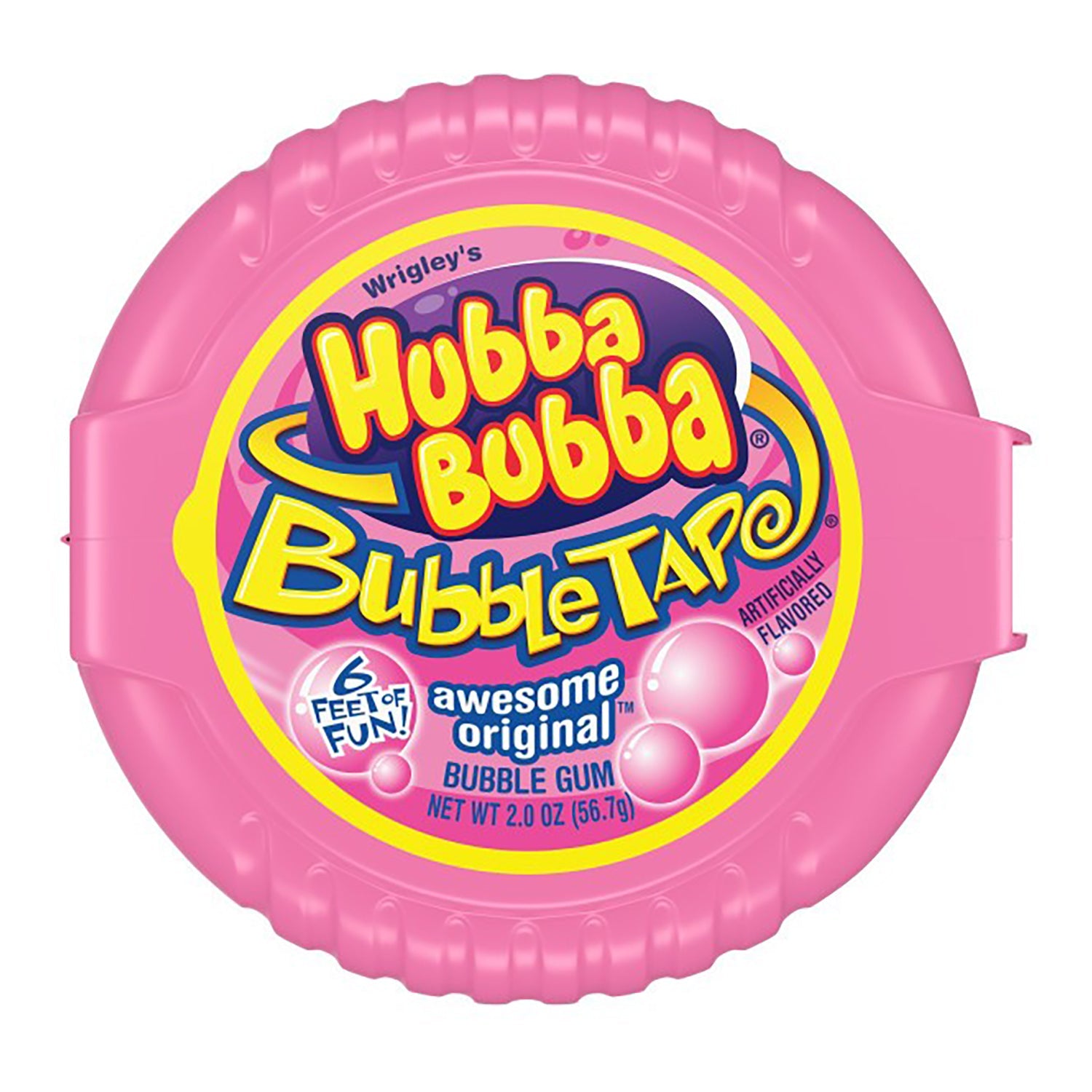 Hubba Bubba Bubble Tape Original Chewing Gum - 6 Count Pack | Fun Bubble Gum for Kids, Parties & On-the-Go Snacking