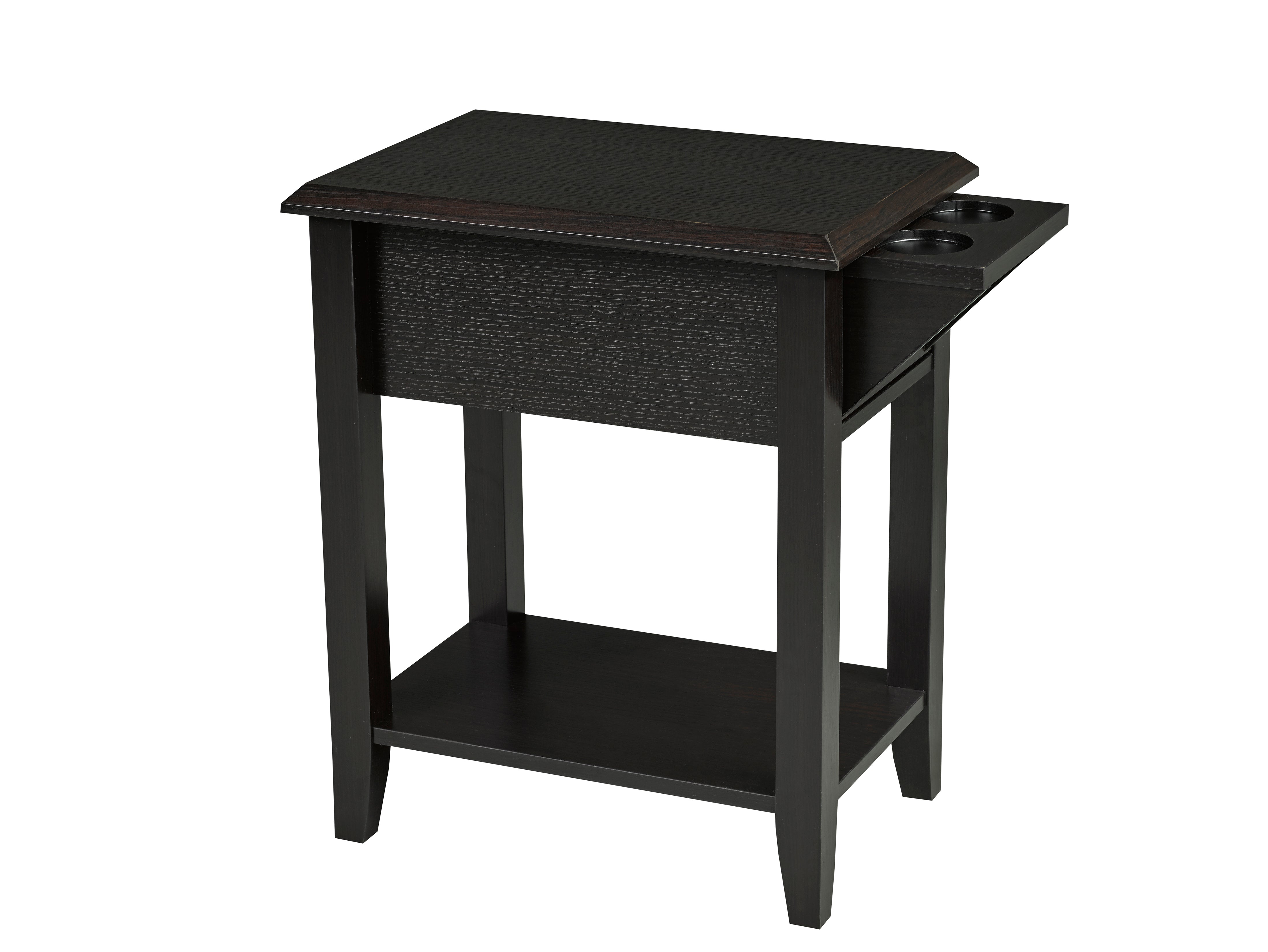 Elegant Dark Cherry Accent Table - Perfect for Living Room, Bedroom, or Entryway Decor