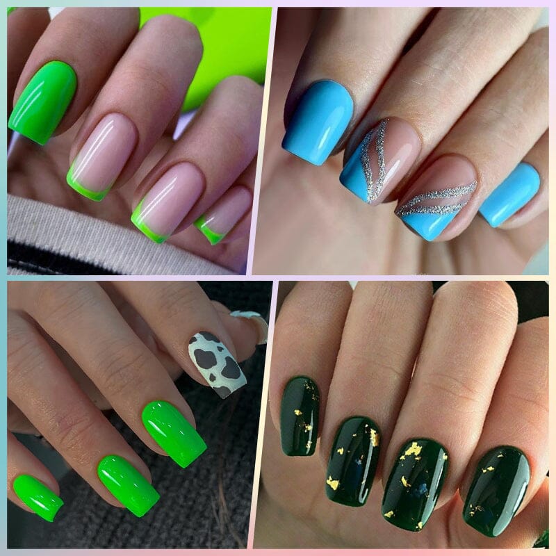 Green Blue Series Color Gel Polish 10ml - Long Lasting Nail Art Gel for Salon & Home Manicure - Perfect for Wedding, Party & Special Occasions