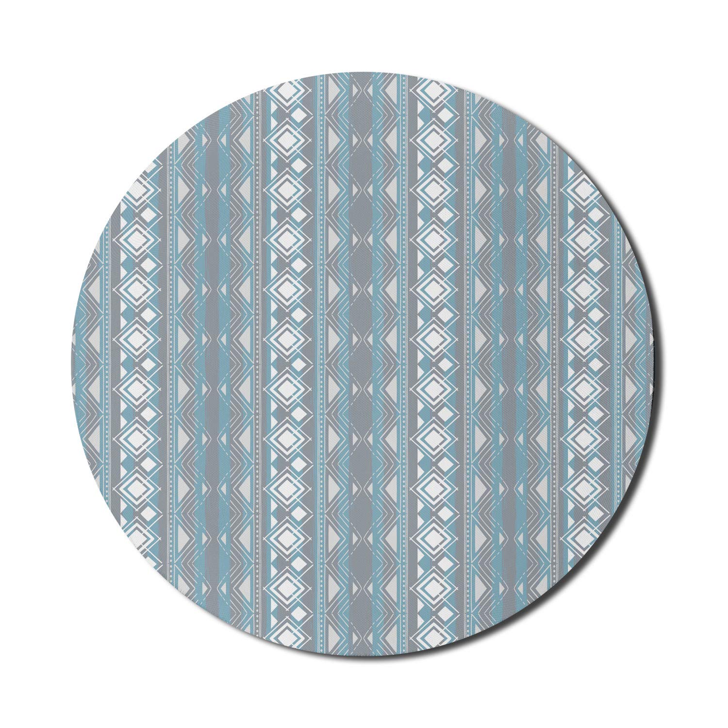 Ambesonne Round Tribal Mouse Pad - 8