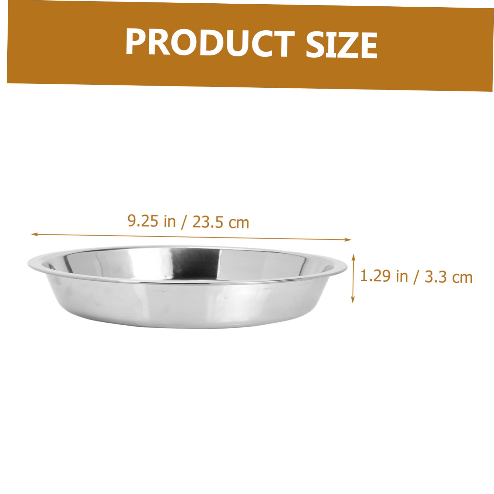 Happyyami Stainless Steel Toddler Plates Set - 3-Piece Unbreakable Kids Dinnerware with Anti-Slip Base for Boys & Girls - Perfect for Snacks, Meals, Daycare & Restaurant Use