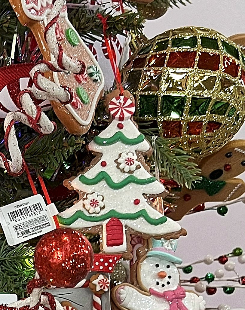 4.5 Inch Holiday Gingerbread Cut Out Ornament - Christmas Tree Decor, DIY Cookie Cutter for Festive Baking & Home Decoration
