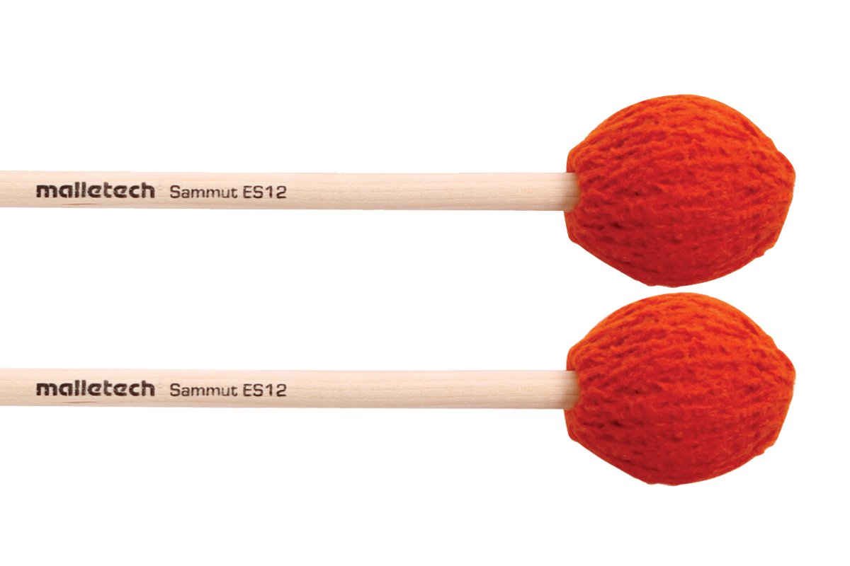 ES12 Eric Sammut Series Marimba Mallets - Soft to Medium-hard Rattan Shaft Mallets for Concert & Practice | Perfect for Professional Performers & Music Students
