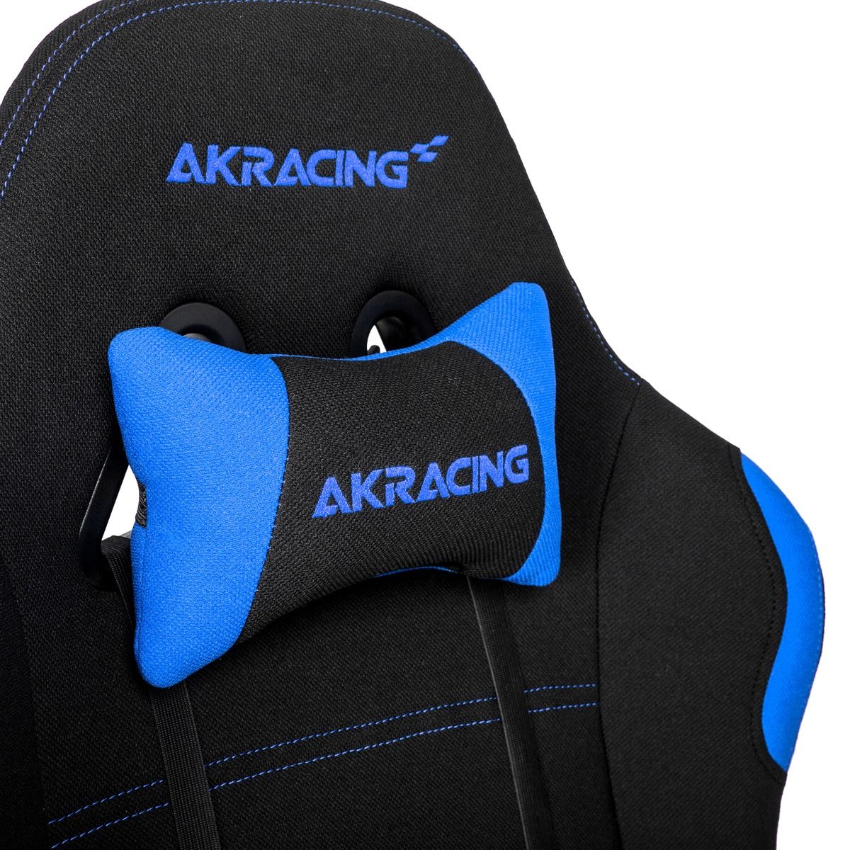 AKRacing K7012 Ergonomic Gaming Chair - High Back Racing Style with Adjustable Lumbar Support & Headrest - Black & Blue - Perfect for PC, Office, and Esports Gaming Setup