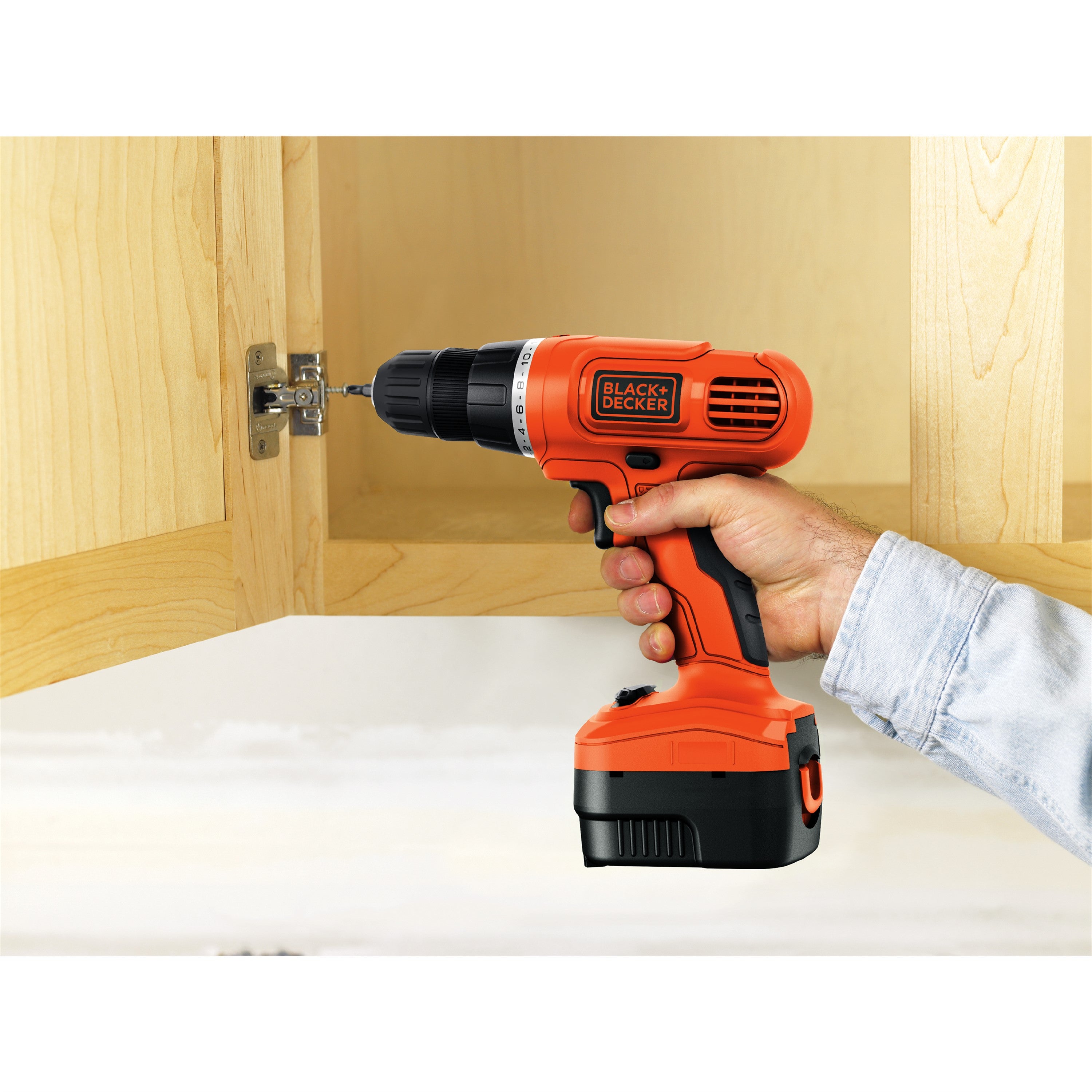 BLACK + DECKER 12 Volt Cordless Drill - GCO1200C Compact Power Tool for Home DIY Projects & Woodworking