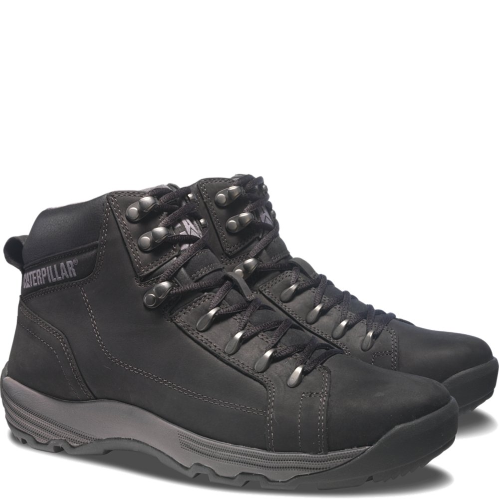 CAT Men's Ankle Boots - Waterproof Work Boots with Steel Toe for Construction & Outdoor Use | Durable Slip-Resistant Safety Shoes for Hiking, Hunting & Heavy Duty Jobs