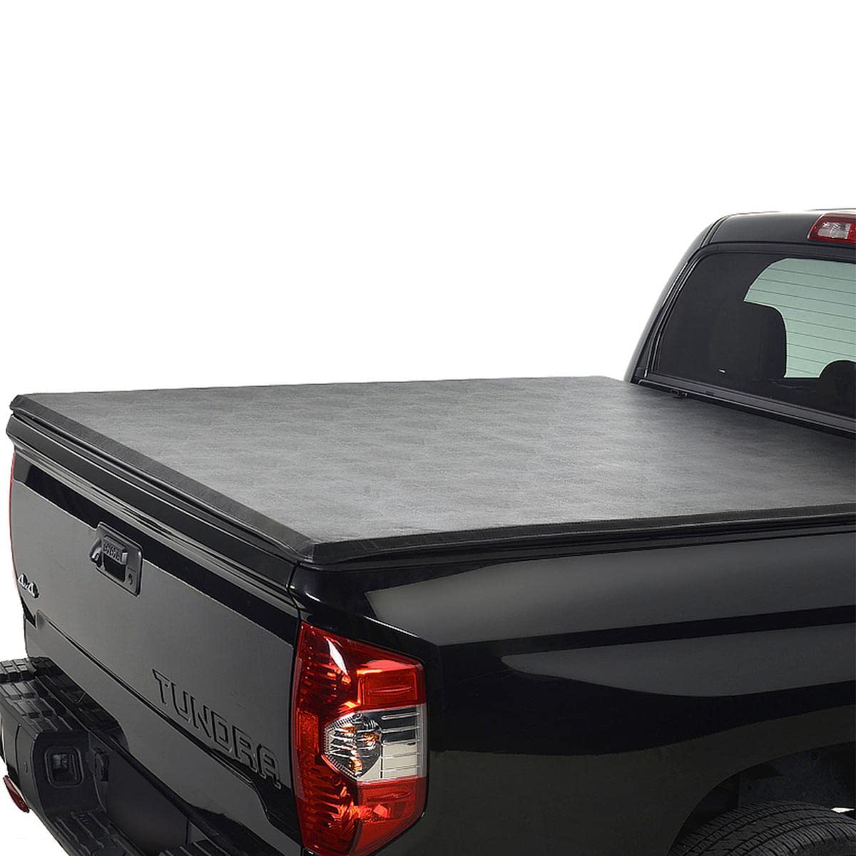 XXHY Soft Roll Up Truck Bed Tonneau Cover - 6.5ft Waterproof & Lockable for Ford F150 2015-2022 Models | Durable Pickup Truck Bed Cover for Hauling, Camping & Outdoor Adventures