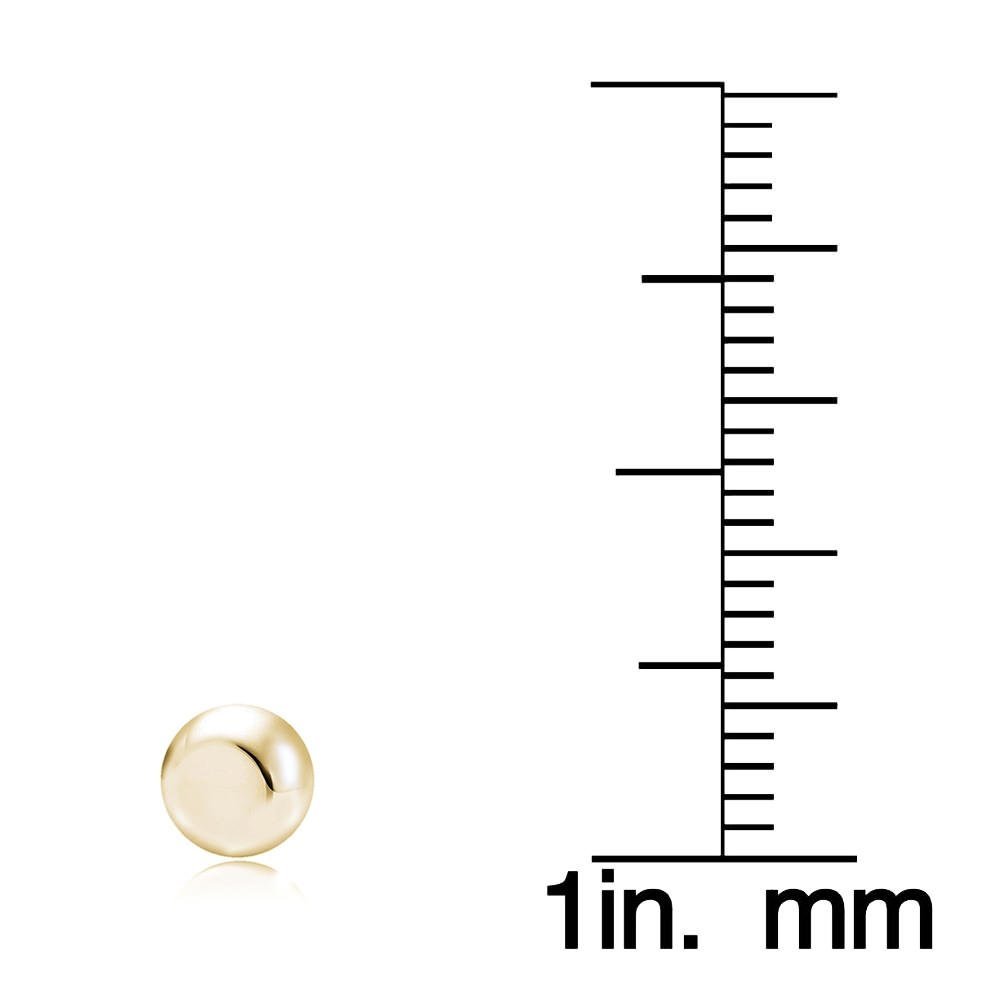 Silver Polished Bead Stud Earrings for Women - Elegant Minimalist Jewelry for Everyday Wear & Special Occasions