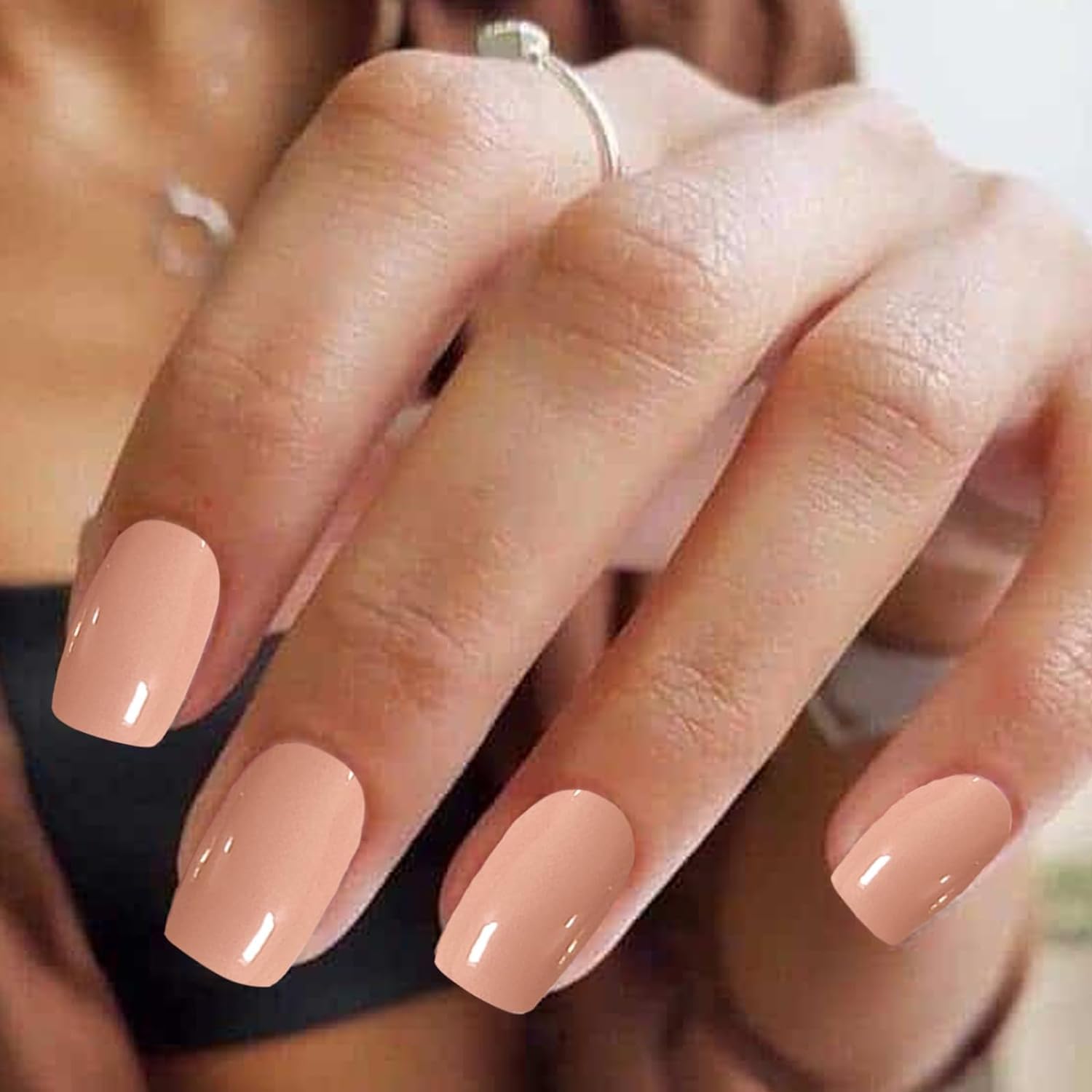 Semi Cured Gel Nail Strips - 16PCS French Tip Nail Wraps with Nail File Stick - Light Lilac Pink Self-Adhesive Gel Nail Stickers for Long Lasting Manicure | Perfect for Home Nail Art, Salon Quality DIY Manicures, Parties & Special Occasions