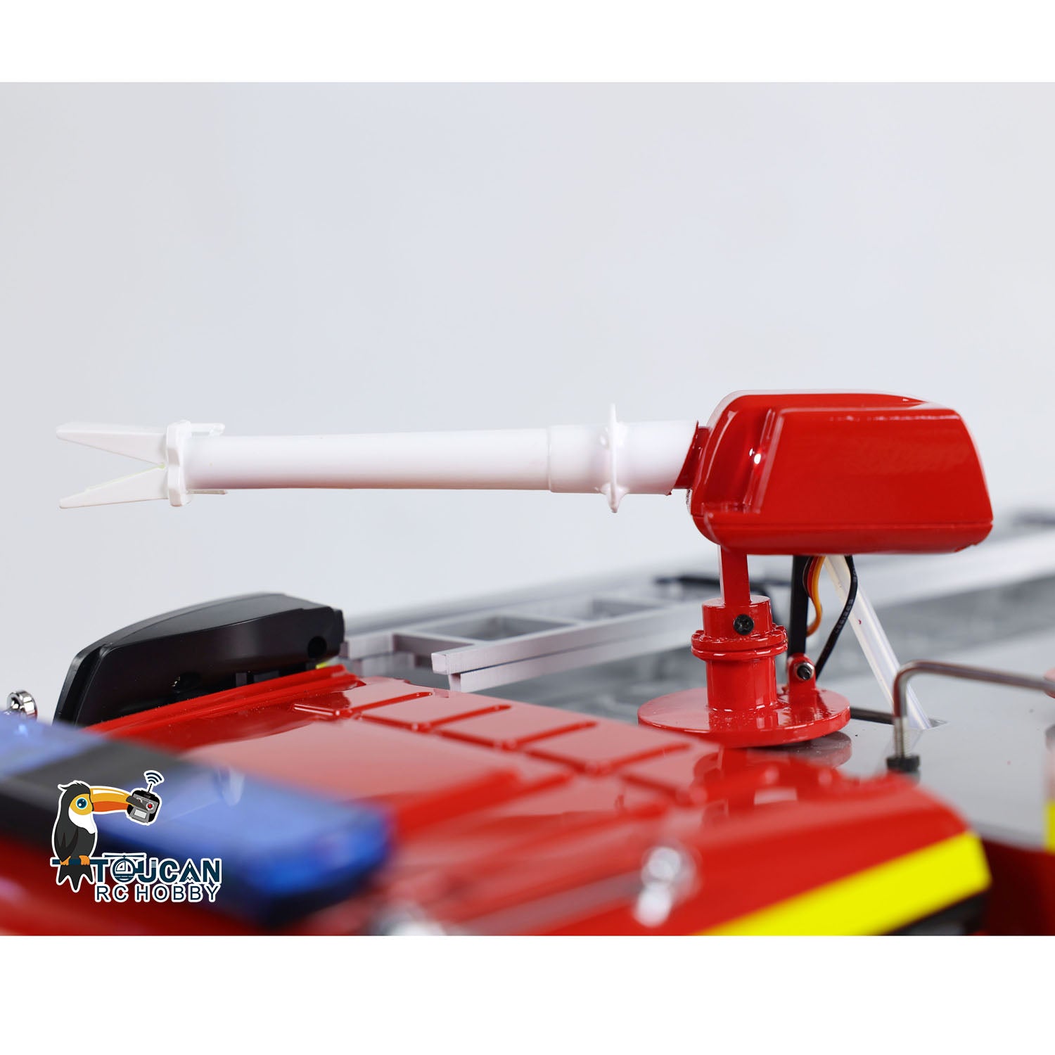 1/14 Scale RC Fire Fighting Truck - 4x2 Electric Remote Control Fire Vehicle with Water Spray - Assembled & Painted Model Toy for Kids & Collectors - Perfect for Playtime, Emergency Simulation & Display