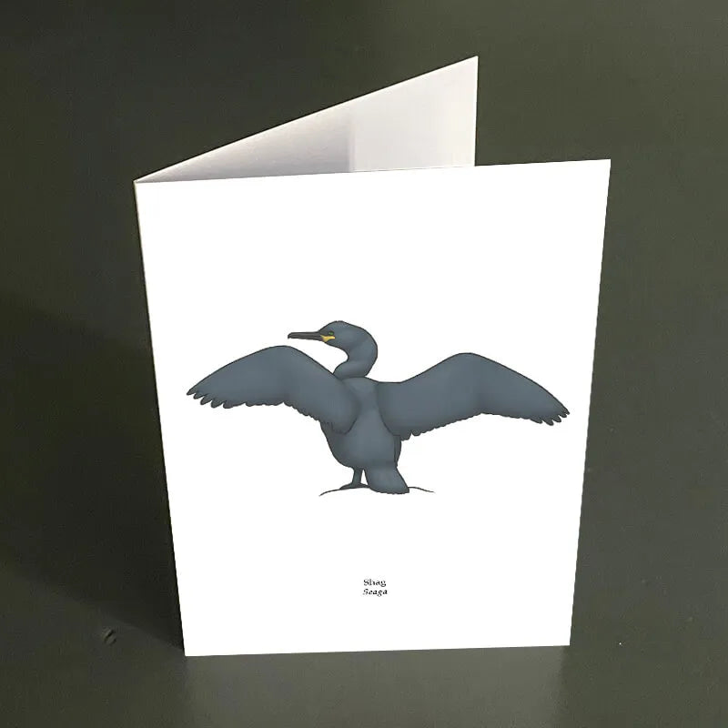 Shag Greeting Card by Joe Hollingsworth & Oystercatcher - Perfect for Birthdays, Anniversaries & Special Occasions