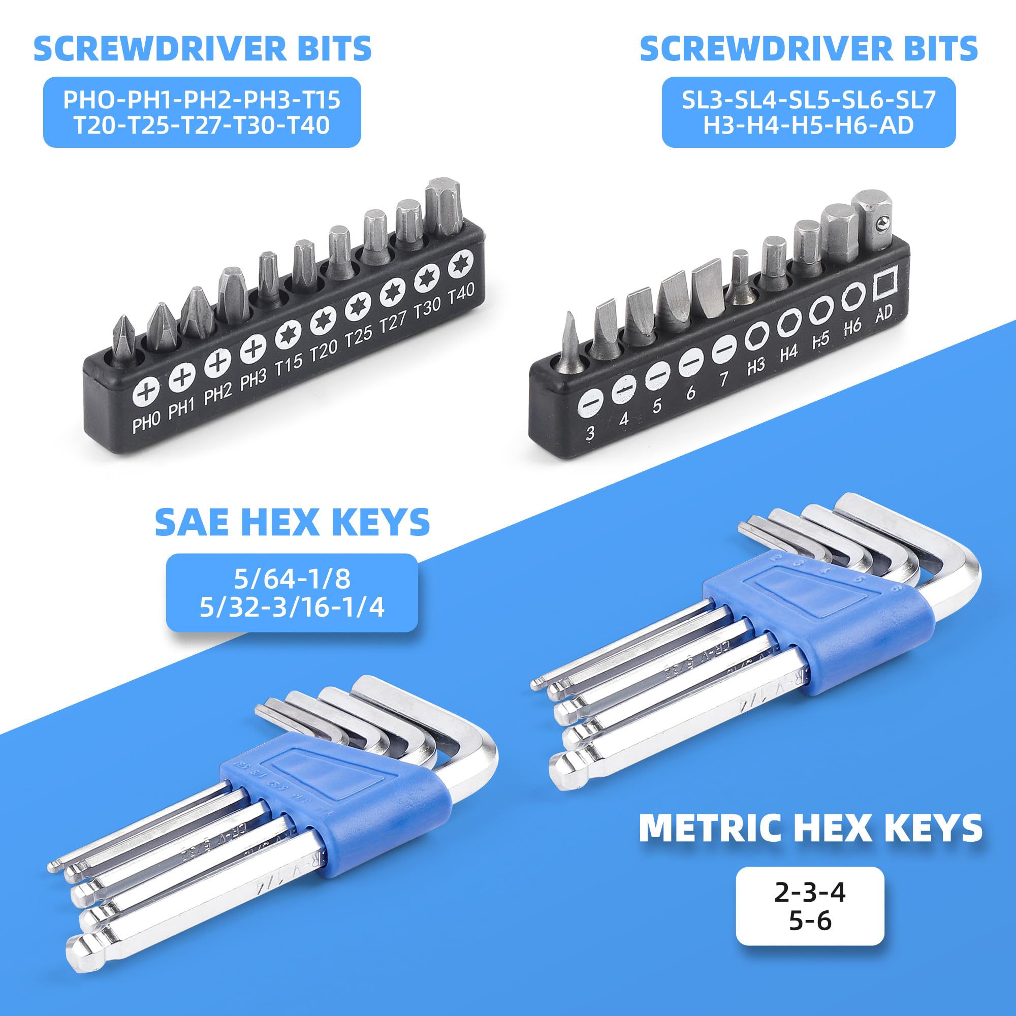 174-Piece Premium Tool Kit with 14