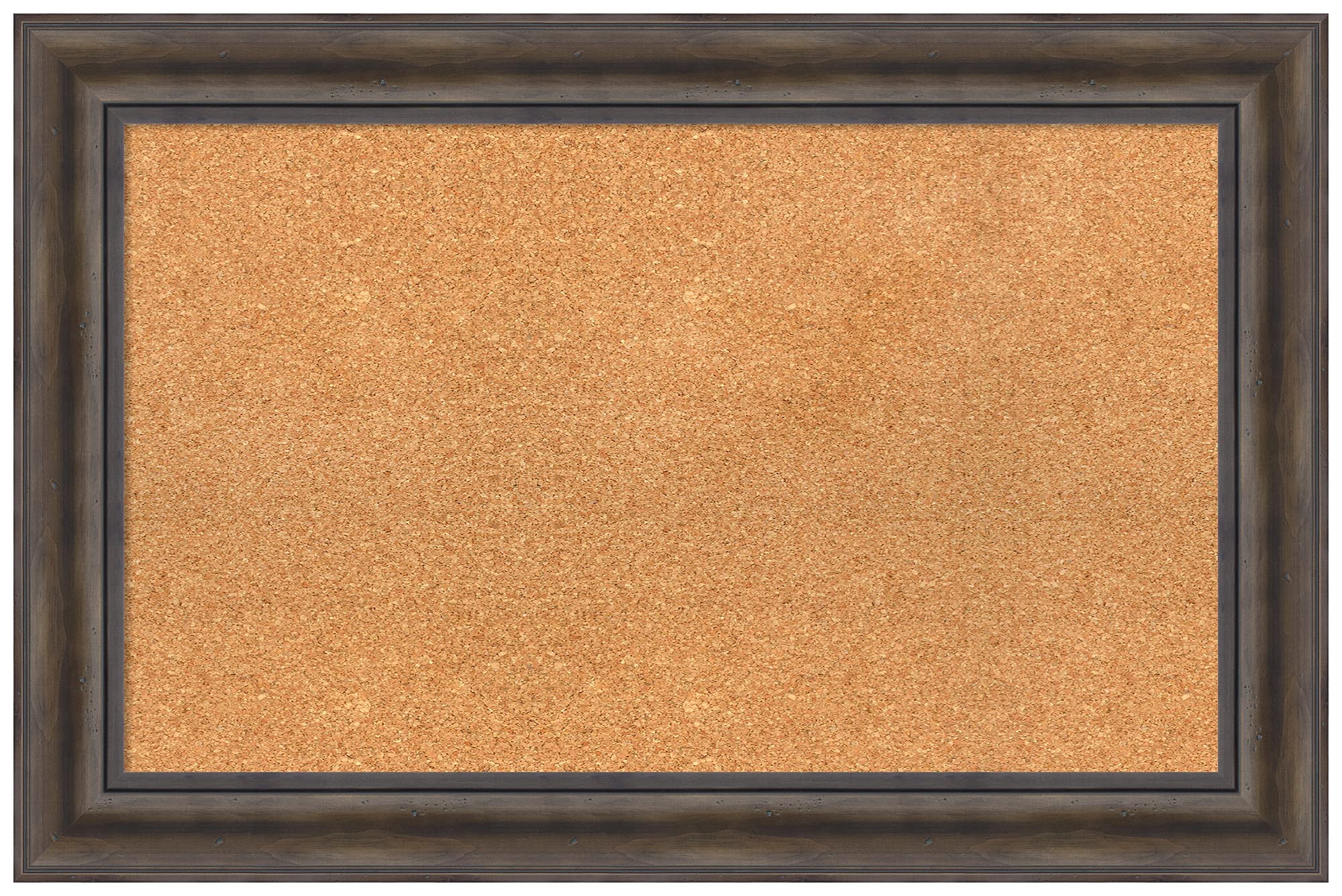 Natural Custom Cork Board (35 x 23 inches) with Rustic Pine Wood Frame - Bulletin Board, Pin Board, Organization Board for Office, Home, or Classroom - Various Custom Sizes Available