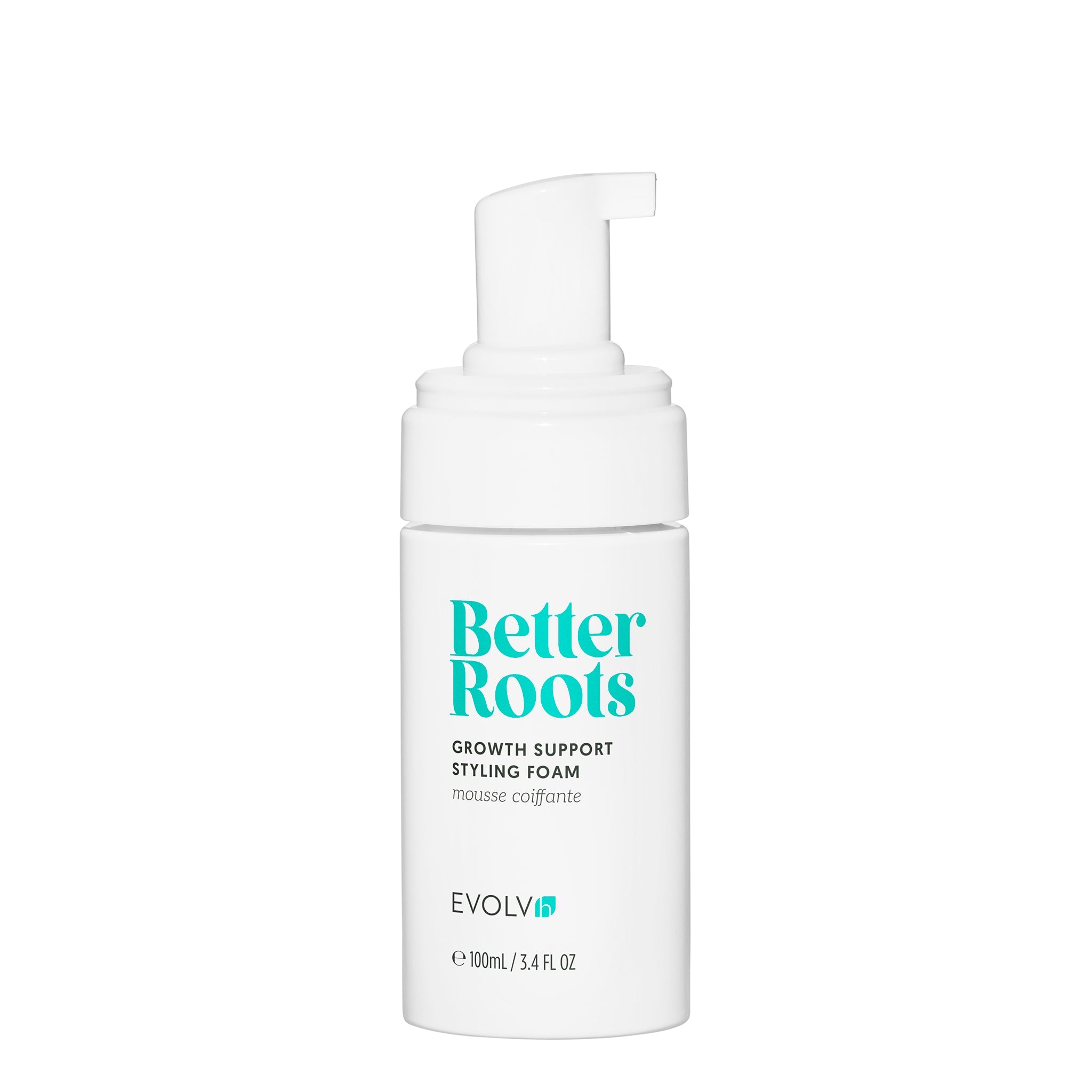 Better Roots Growth Support Styling Foam for Hair - Strong Hold, Lightweight, No Flakes - Perfect for Curly, Wavy & Straight Hair Styling at Home or Salon