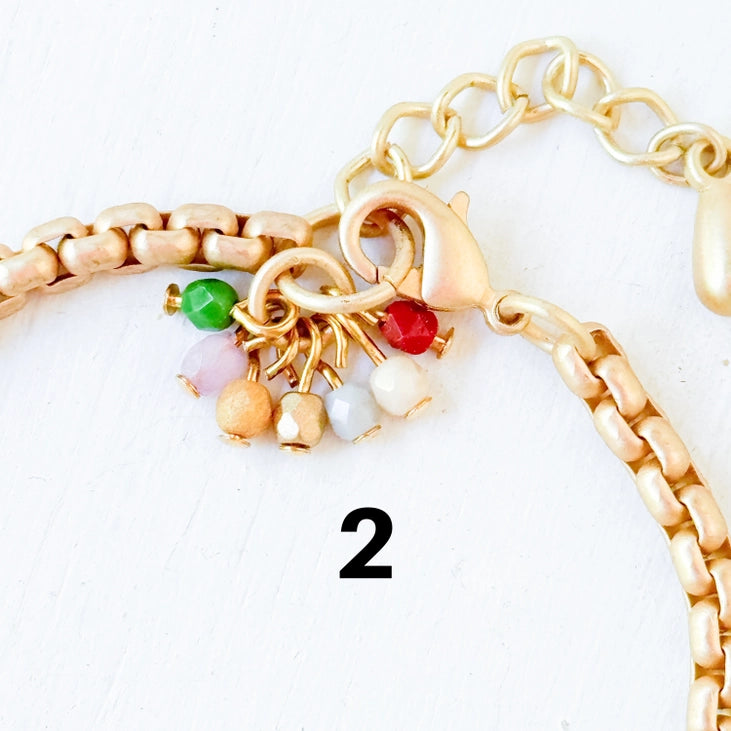 Adjustable Thick Gold Chain Bracelet with Bead Cluster - Stylish Women's Jewelry for Parties, Weddings & Everyday Wear