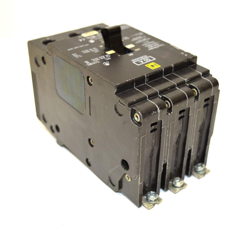 Square D EDB34050 50 Amp 3-Pole Circuit Breaker - Heavy Duty Electrical Protection for Commercial & Industrial Use
