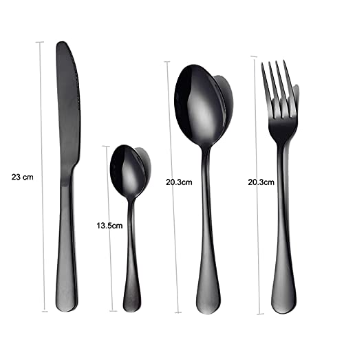 24PCS Stainless Steel Silverware Flatware Cutlery Set - Rose Gold Dinner Knives, Forks, Coffee & Teaspoon for Elegant Dining, Wedding Gifts & Restaurant Tableware | Dishwasher Safe & Durable