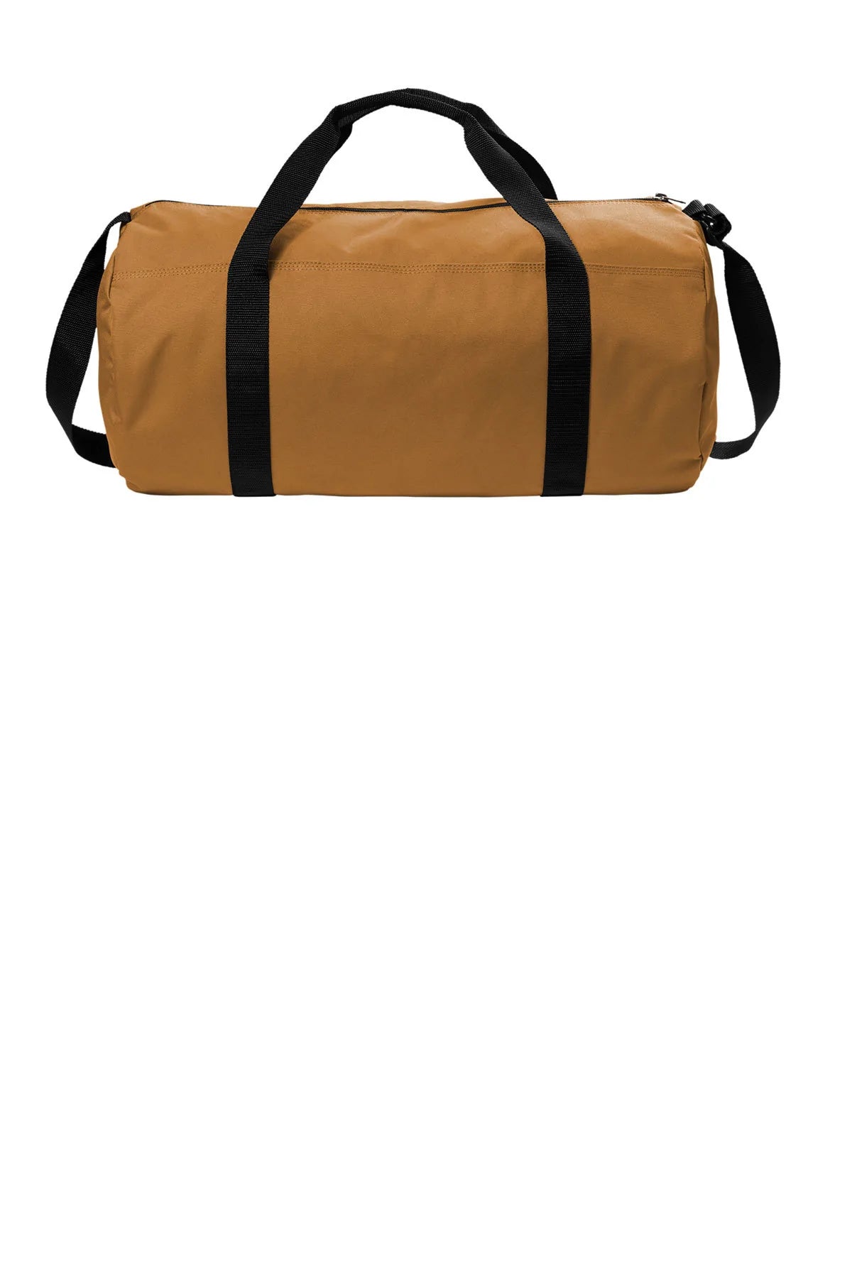 Carhartt 40L Canvas Packable Custom Duffel Bag - Heavy Duty Travel Duffel for Work & Gym - Water-Resistant Brown Duffle Bag for Men & Women - Perfect for Camping, Sports & Business Trips