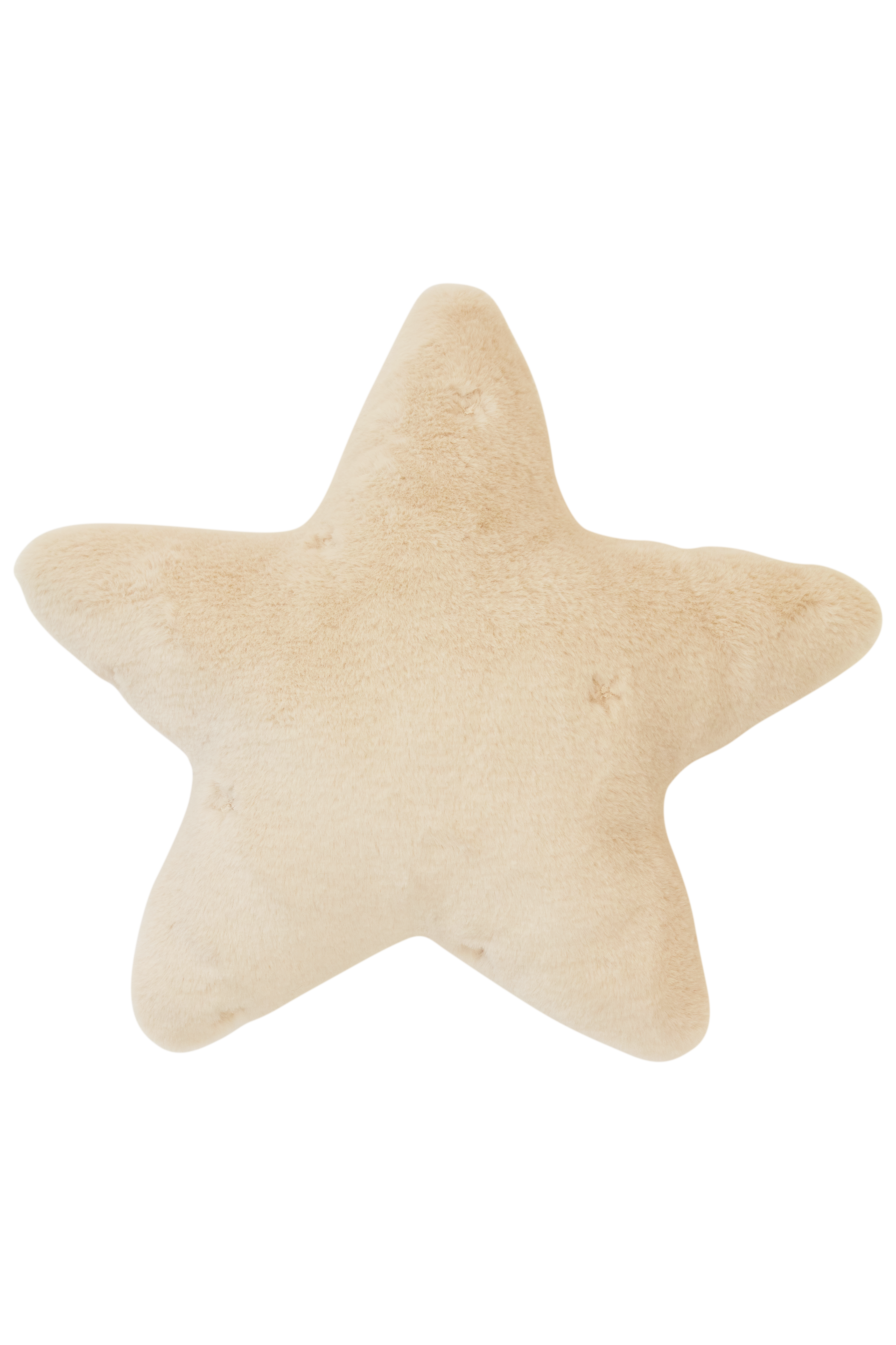 Kipp Baby Embroidered Star Natural Fur Pillow - Soft & Cozy Nursery Decor for Baby Cribs, Beds, and Nurseries | Perfect for Newborns, Toddlers, and Kids' Rooms