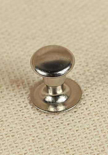 5.8x6.5mm Hollow Iron Nickel Rivets - Heavy Duty Fasteners for Leather Craft, Metal Fabrication & DIY Projects