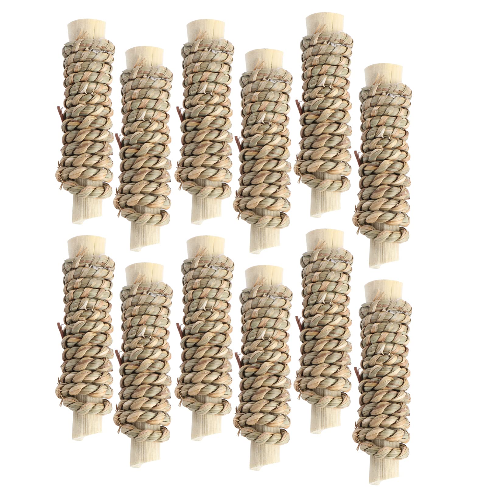 Balacoo 2-Pack Natural Wooden Hamster Chew Toys - Small Animal Teething & Foraging Toys for Hamsters, Chinchillas, Puppies & Parrots - Safe Biting & Grinding Orb for Pet Dental Care & Cage Enrichment