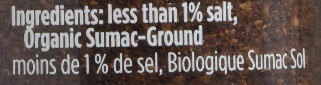 Organic Sumac Powder 2 Oz - USDA Certified, Gluten Free, Non-GMO - Perfect for Middle Eastern & Mediterranean Cooking, Salads & Spice Blends