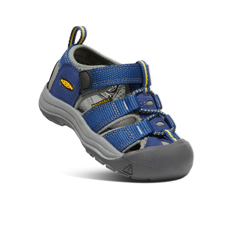 Newport H2 Water Shoes for Toddlers - Blue Depths/Gargoyle | Non-Slip Aqua Socks for Beach, Pool & Outdoor Play