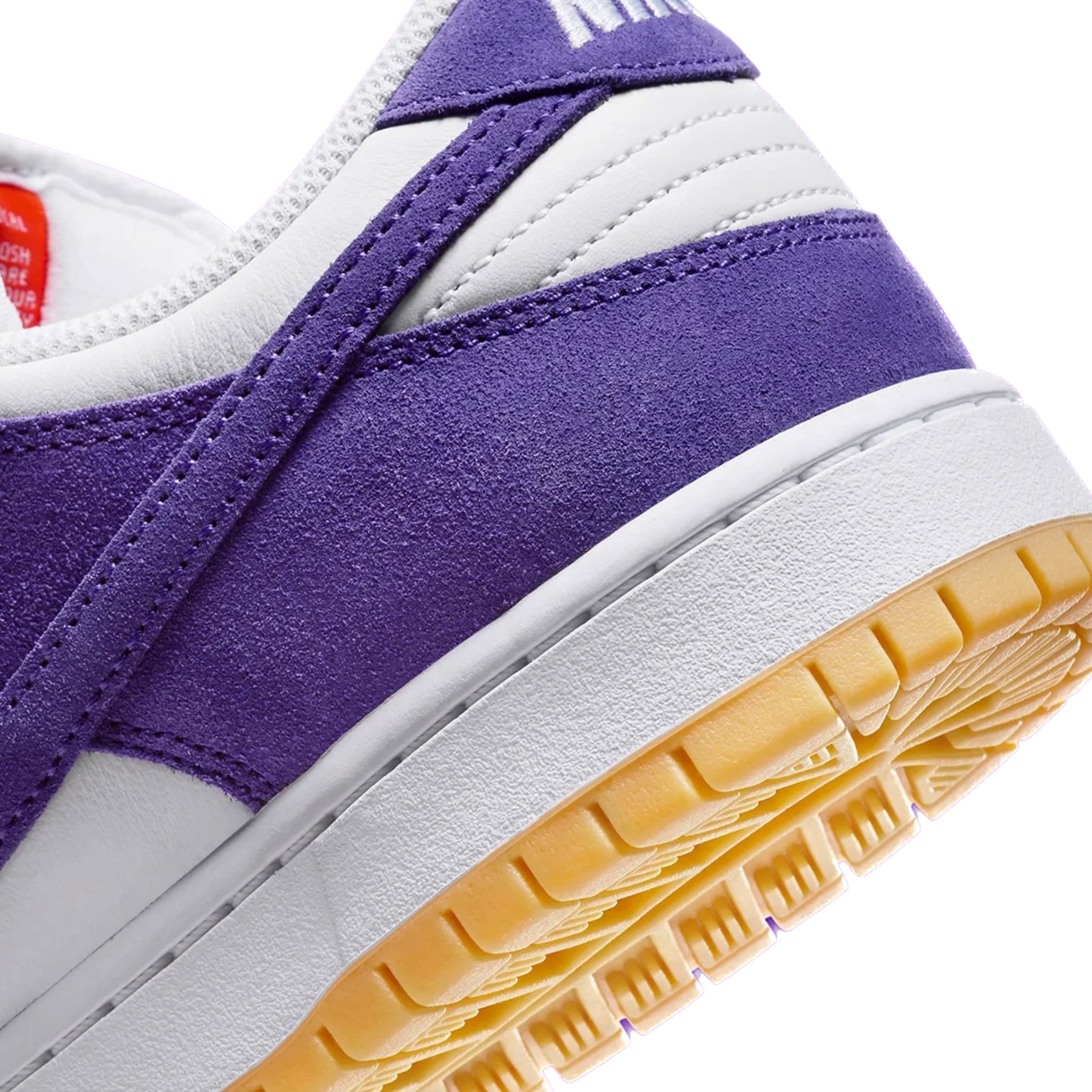 Nike SB Dunk Low Pro ISO Orange Label Court Purple White Gum Light Brown Skateboarding Shoes for Men - Perfect for Streetwear, Skateboarding & Casual Wear