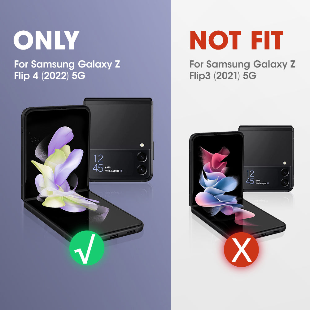 Samsung Galaxy Z Flip4 Unicorn Beetle PRO Heavy Duty Rugged Case with Belt Clip - Shockproof Protective Cover for Everyday Use (Metallic Purple) - Perfect for Outdoor Activities, Construction Work & Extreme Sports