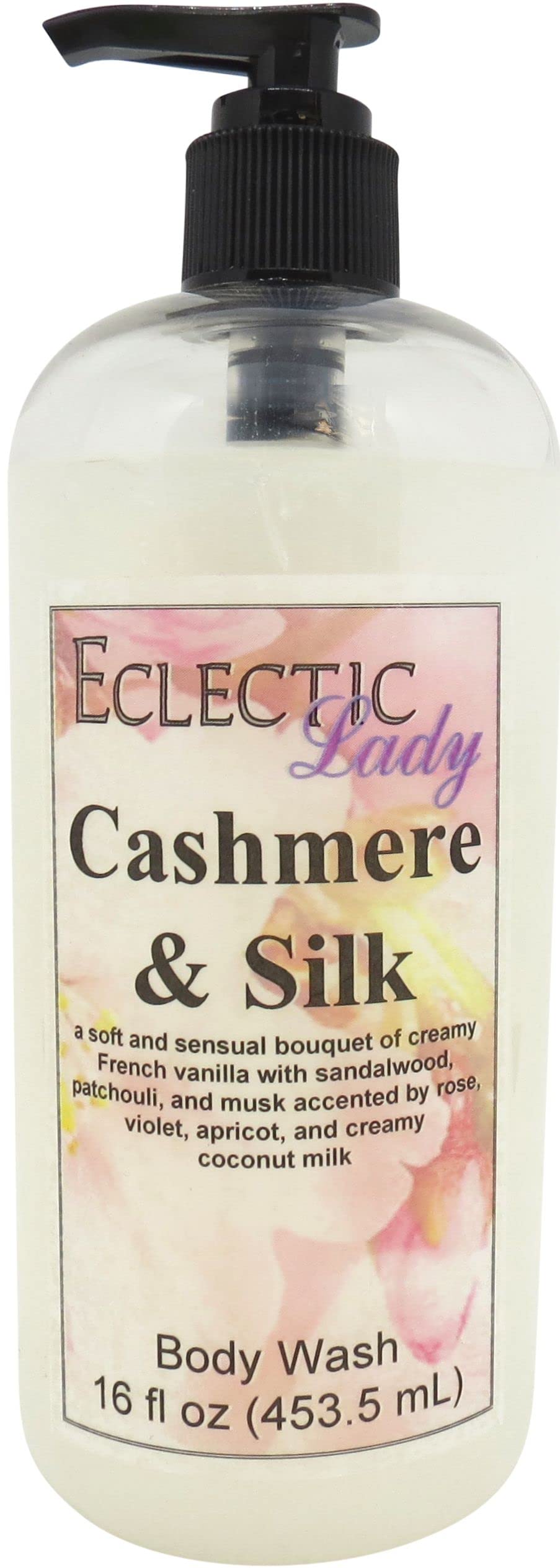 Premium Liquid Pearl Body Wash for Women - 3-in-1 Cashmere & Silk Scented Bubble Bath, Hand Soap & Shower Gel | Phthalate-Free, Handcrafted in USA (16 oz) | Luxurious Bath Experience for Spa Days & Gift Giving