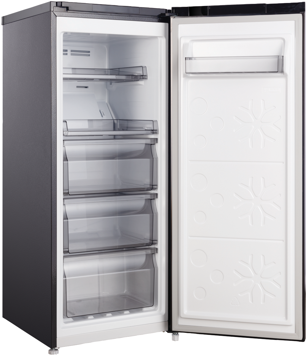 Brand New CHiQ 122L Vertical Hybrid Freezer CSH121NBS - Energy Efficient Upright Freezer with 5 Year Warranty - Perfect for Home, Restaurant & Commercial Kitchen Use