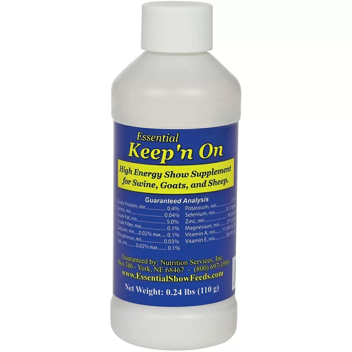 Essential Keep'n On High Energy Show Supplement for Dogs - 0.24 lbs | Performance Booster for Dog Shows & Competitions | Supports Stamina & Focus